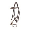 BRIDLE WITH MEXICAN NOSE tm.hnedá