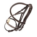 BRIDLE WITH MEXICAN NOSE tm.hnedá