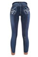 Jazdecké nohavice -Pasadena Summer Denim- s. f. sedadlo