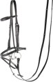 Bridle Bronze, černá polstrovaná uzda