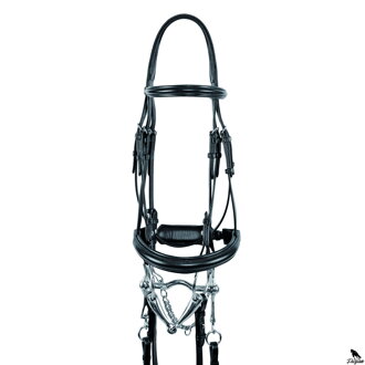 OLYMPE DRESSAGE BRIDLE černa