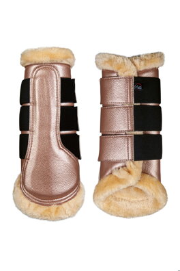 Ochranná obuv -Comfort Premium Fur- ružovozlaté