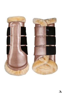 Ochranná obuv -Comfort Premium Fur- ružovozlaté