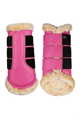 Ochranná obuv -Comfort Premium Fur- tmavoružové