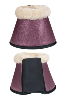 Zvony s presahom -Comfort Premium Fur- vínové 