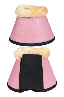 Zvony s presahom -Comfort Premium Fur- ružová