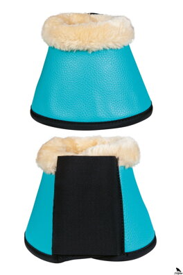 Zvony s presahom -Comfort Premium Fur- tyrkys