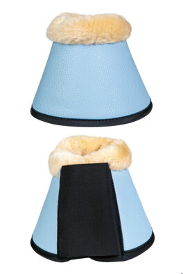 Zvony s presahom -Comfort Premium Fur-  bledomodrá