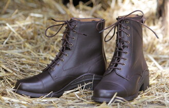 Jodhpur boots leather Smart hnedé