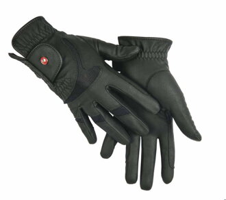 Jezdecké rukavice -Professional Air Mesh- černé