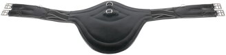 Belly guard girth Deluxe černy