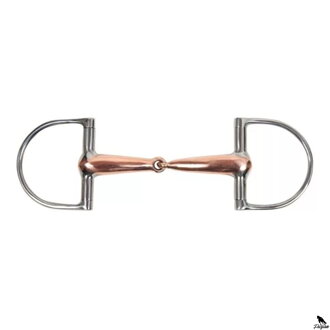 Hollow Snaffle D Ring Bit cooper 20mm