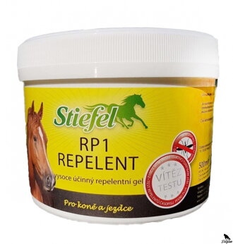 RP1 Repelent gel pro koně a jezdce, Nádobka se houbou 500ml