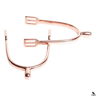Ostruha s knoflíkovým koncem, nerezavějící ocel, Rosegold