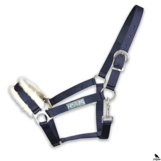 Horses Winry Halter s kožušinou modrá