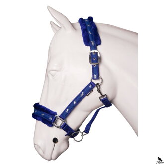 HALTER PLUSH modrá