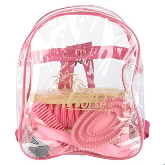 Backpack čistící set pro kona růžový