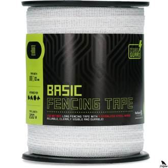 Páska na oplocení ZoneGuard 10 mm Basic bílá 200 m