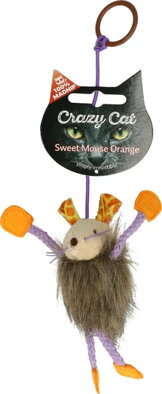 Crazy Cat Sweet Mouse oranžová