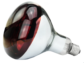 Infračervená lampa 150 W červená Tvrzené sklo