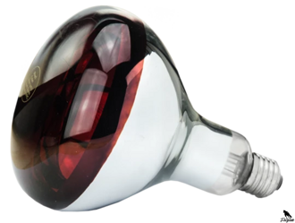 Infračervená lampa 150 W červená Tvrzené sklo