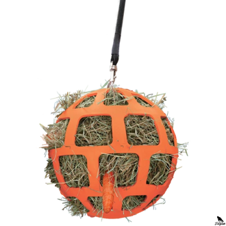 Krmný míč 22cm oranžový