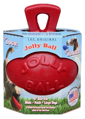 Jolly Ball 20 cm Červená pro koně a psy