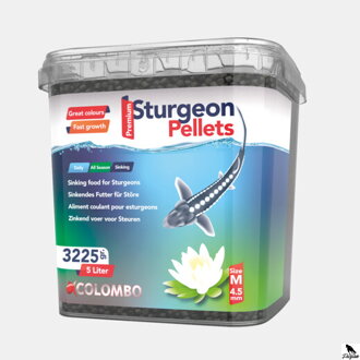 SF Kvalitní krmivo pro jesetery 5L střední