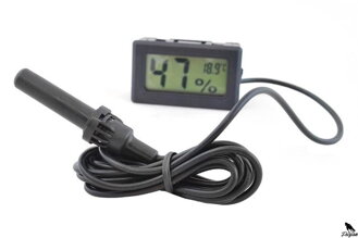 Elektronický vlhkoměr s teploměrem
