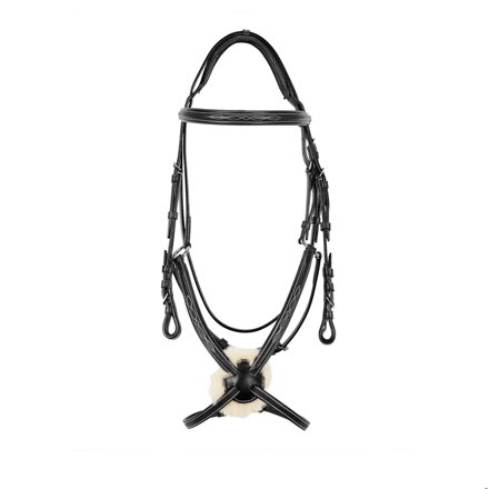 BRIDLE WITH MEXICAN NOSE černa