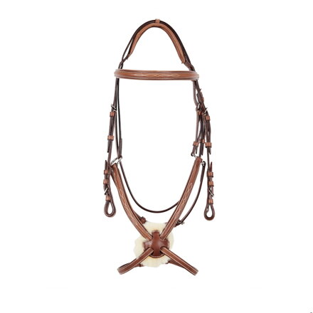 BRIDLE WITH MEXICAN NOSE sv.hnedá