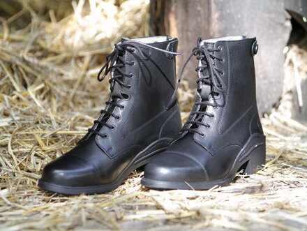 Jodhpur boots leather Smart černe