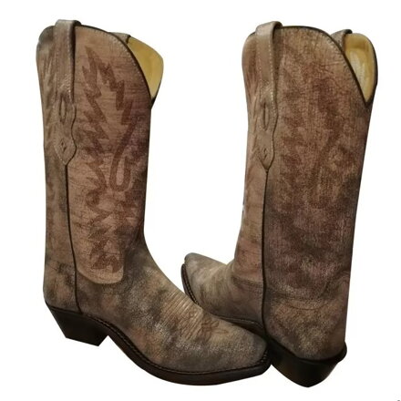 Old West Crackle Women's Western Boots