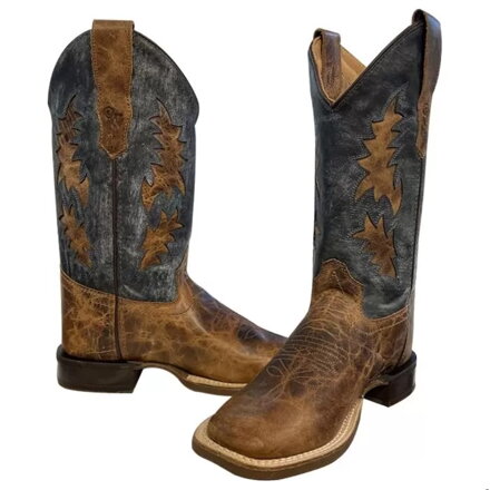 Old West Blue Western Boots 