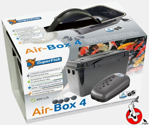 SUPERFISH AIR-BOX NR.4 - 600L/h 10W SUPERFISH AIR-BOX NR.4 - 600L/h 10W