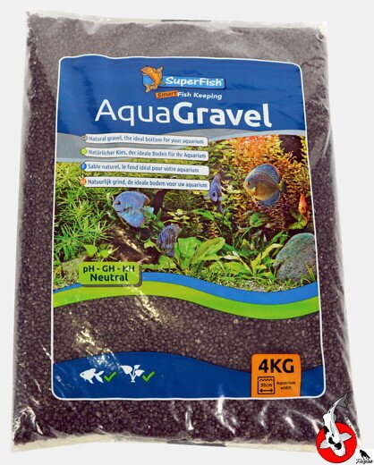 SF AQUA GRAVEL CRYSTAL čierny 1-2 MM 4kg