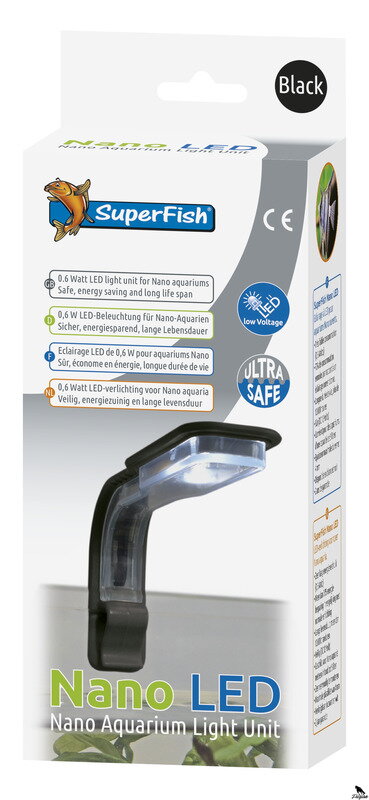 SUPERFISH NANO LED černé