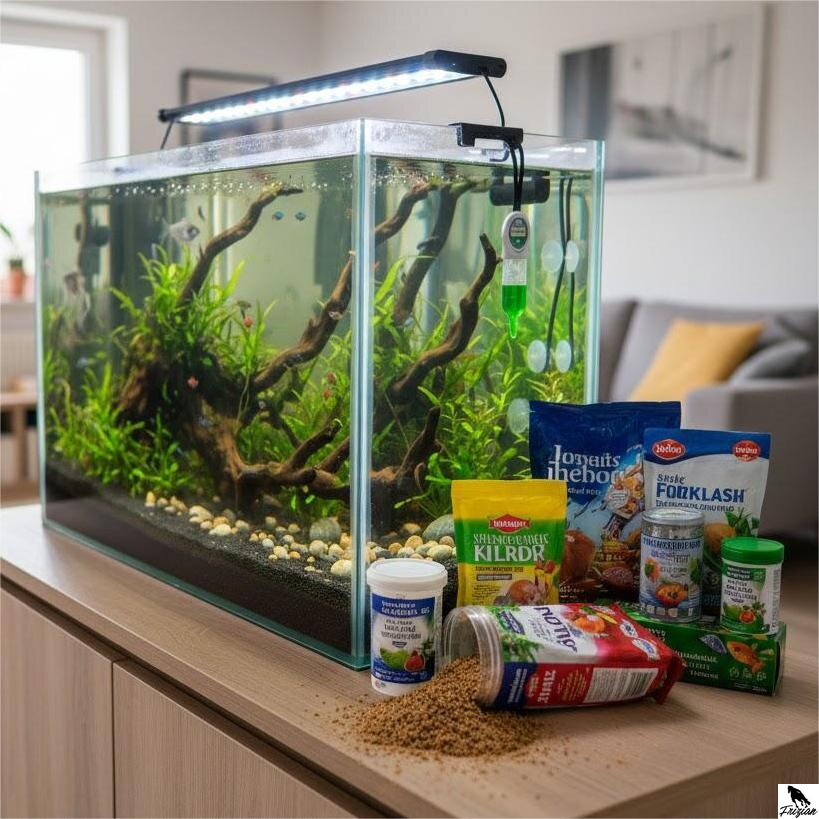 Krmivá pre ryby v akváriu