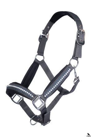 Ohlávka -BERRY- šedá