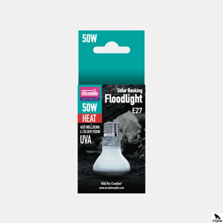 ARCADIA SOLAR BASKING FLOODLIGHT 50 WATT