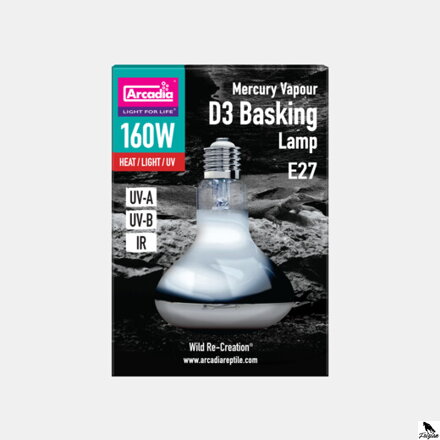 ARCADIA 2.GENERACE MINI UV LAMPA D3 160W