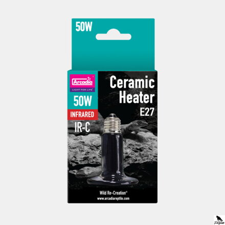 KERAMICKÝ OHŘÍVAČ ARCADIA ŽÁROVKA 50 WATT