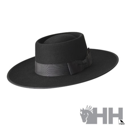 SOMBRERO OLIVER HATS A PORTUGUESA černy