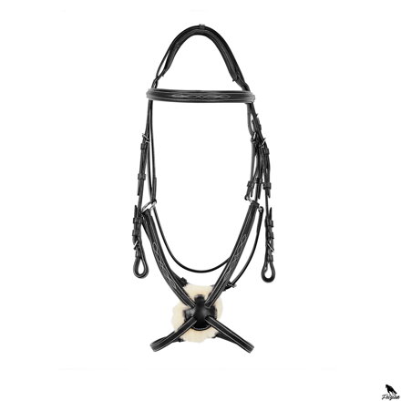 BRIDLE WITH MEXICAN NOSE černa