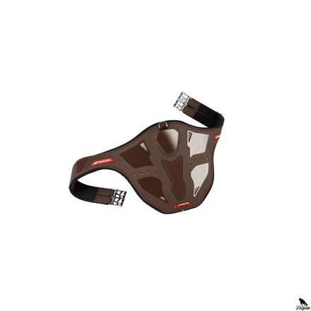 CARBON AIR STUD GIRTH hnedý