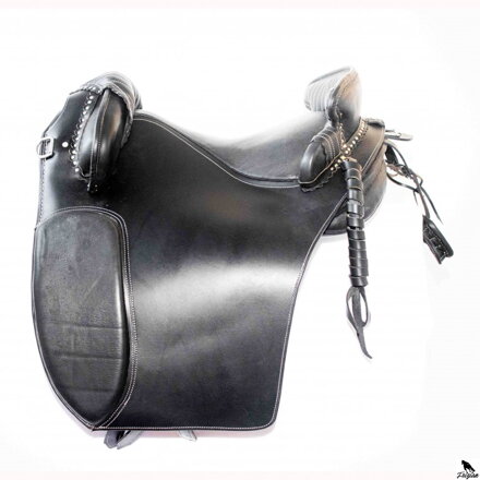 JM CAMARGUESE SADDLE černe