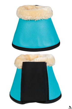 Zvony s presahom -Comfort Premium Fur- tyrkys