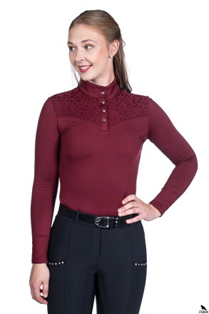 Funkční košile -Berry Lace- bordó