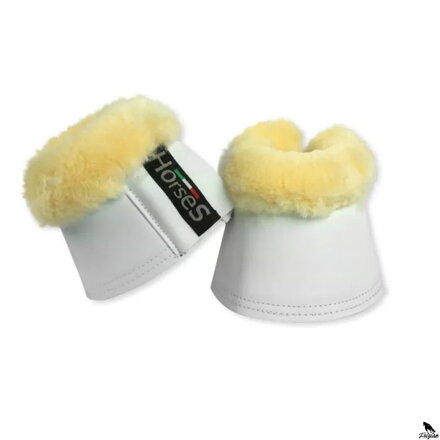 Horses Neoprén & Merinos Bell Boots bíle