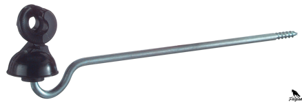 Izolátor Lano/drát "Ideal" se stopkou 22 cm - 25ks